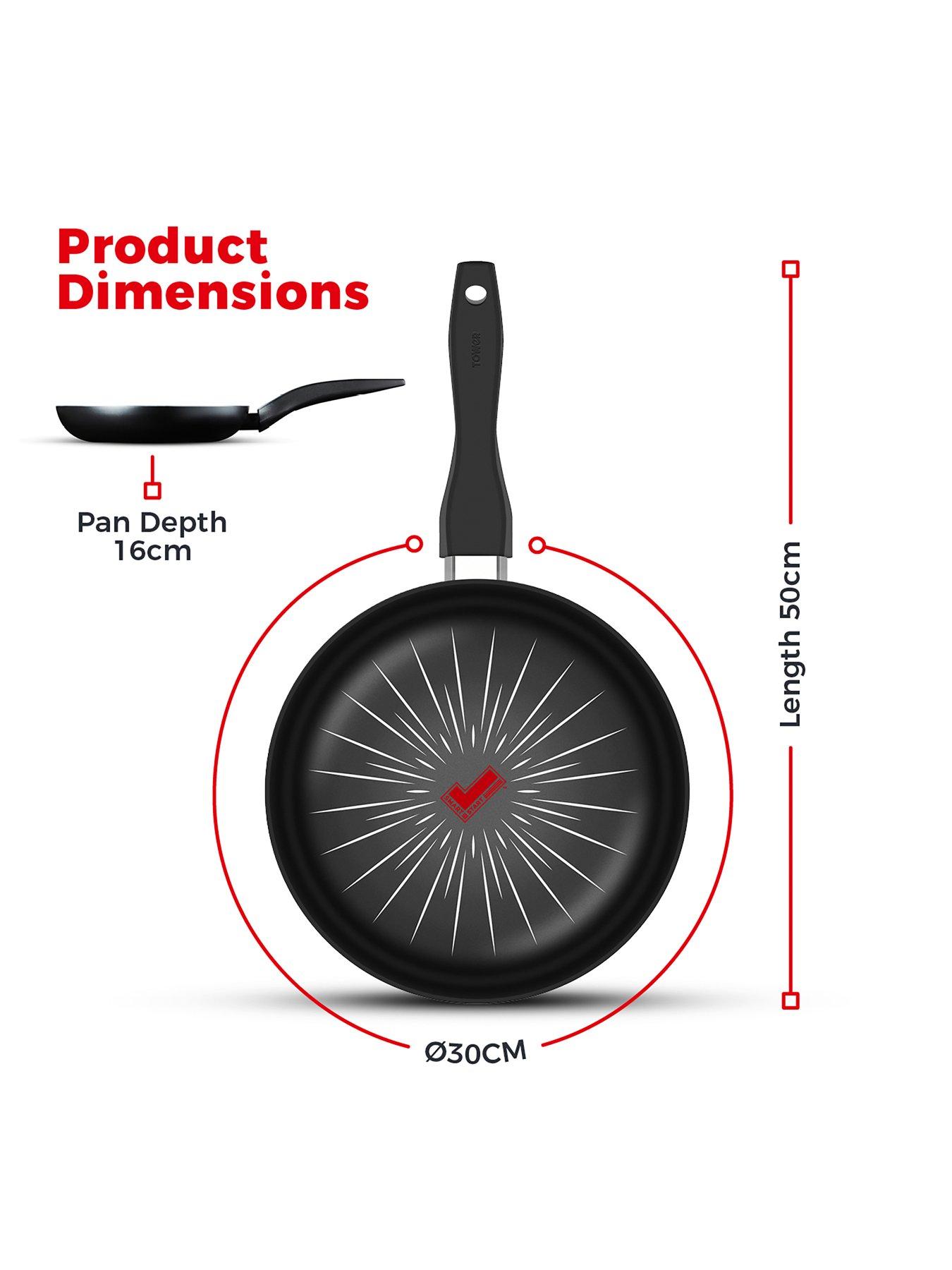  image of tower-smartstart-forged-30-cm-frying-pan