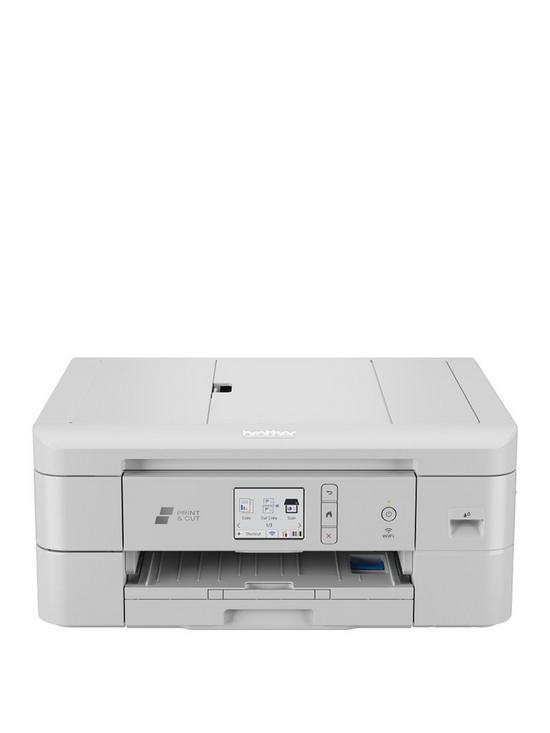 front image of brother-dcpj1800dw-all-in-one-colour-wireless-inkjet-printer-with-automatic-paper-cutter