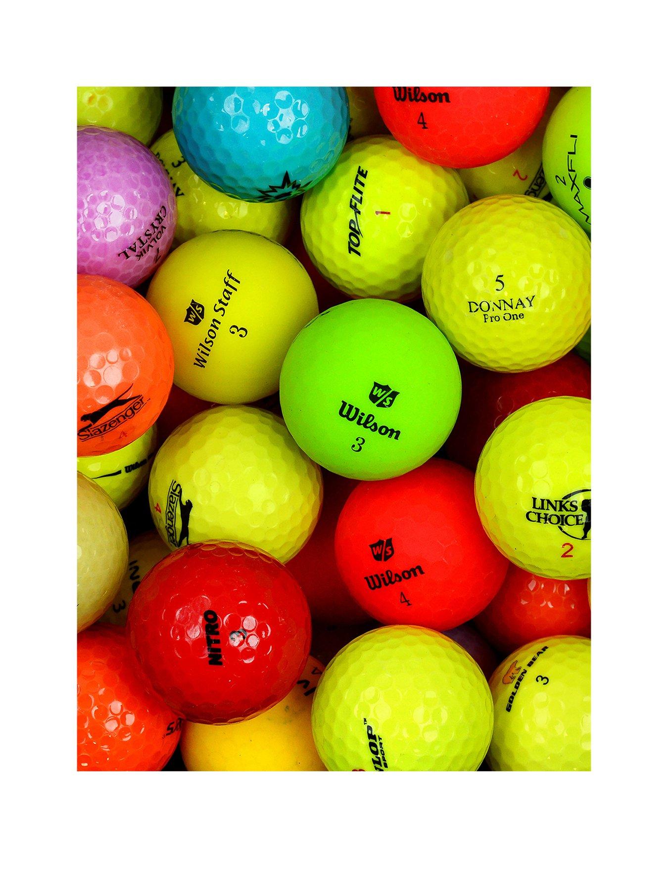 undefined 24 Mixed Colour Golf Balls Grade A