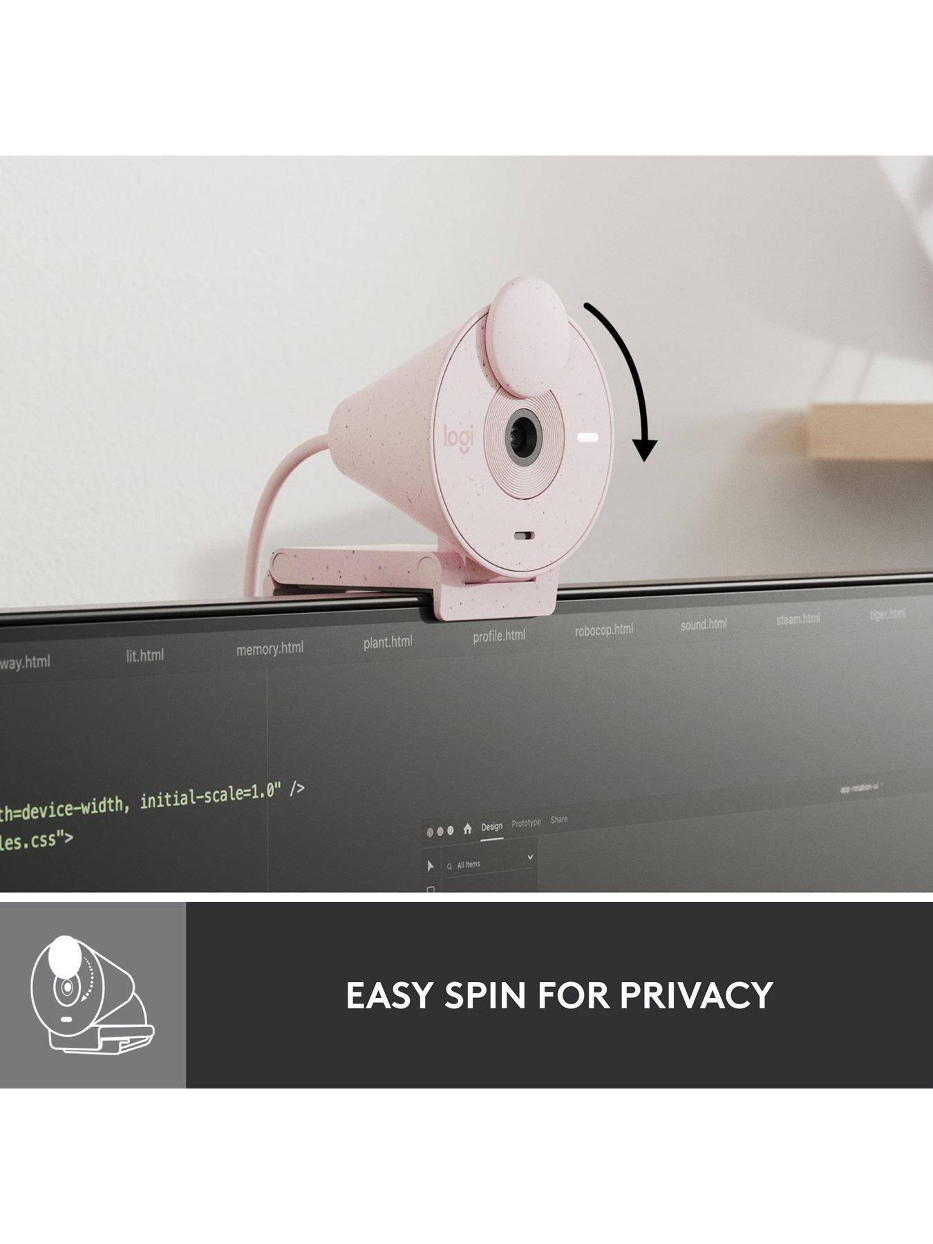  image of logitech-brio-300-full-hd-webcam-rose
