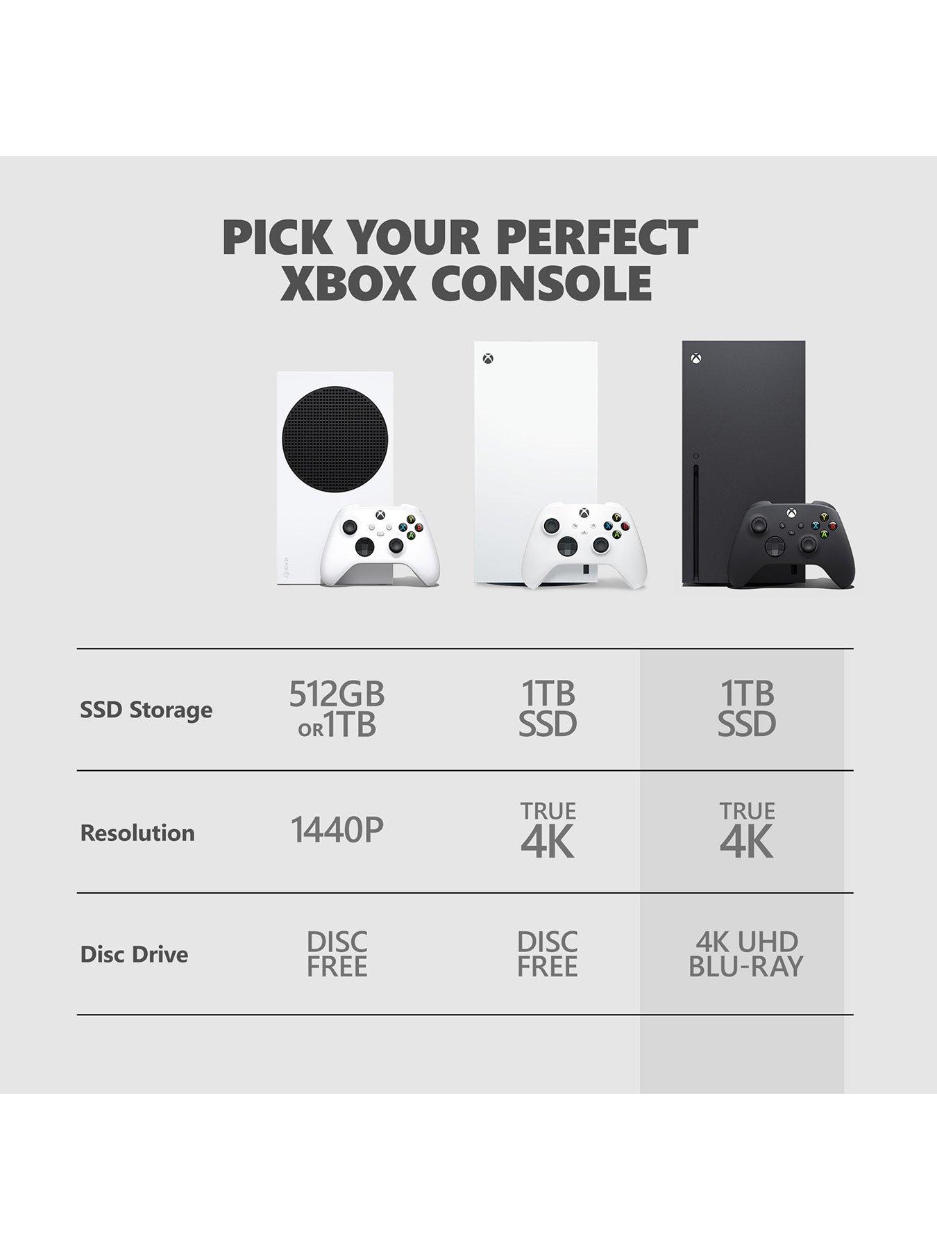  image of xbox-series-x-console-with-additional-wireless-controller-5-colours-to-choose-from