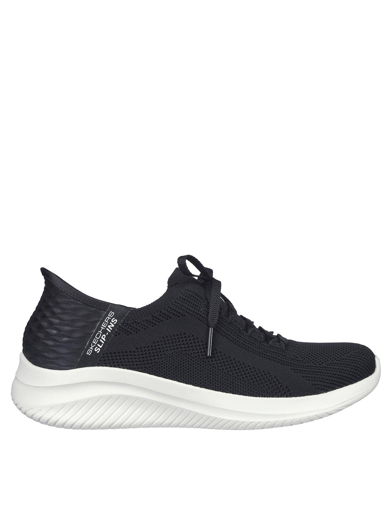 Skechers stretch knit sale shoes womens