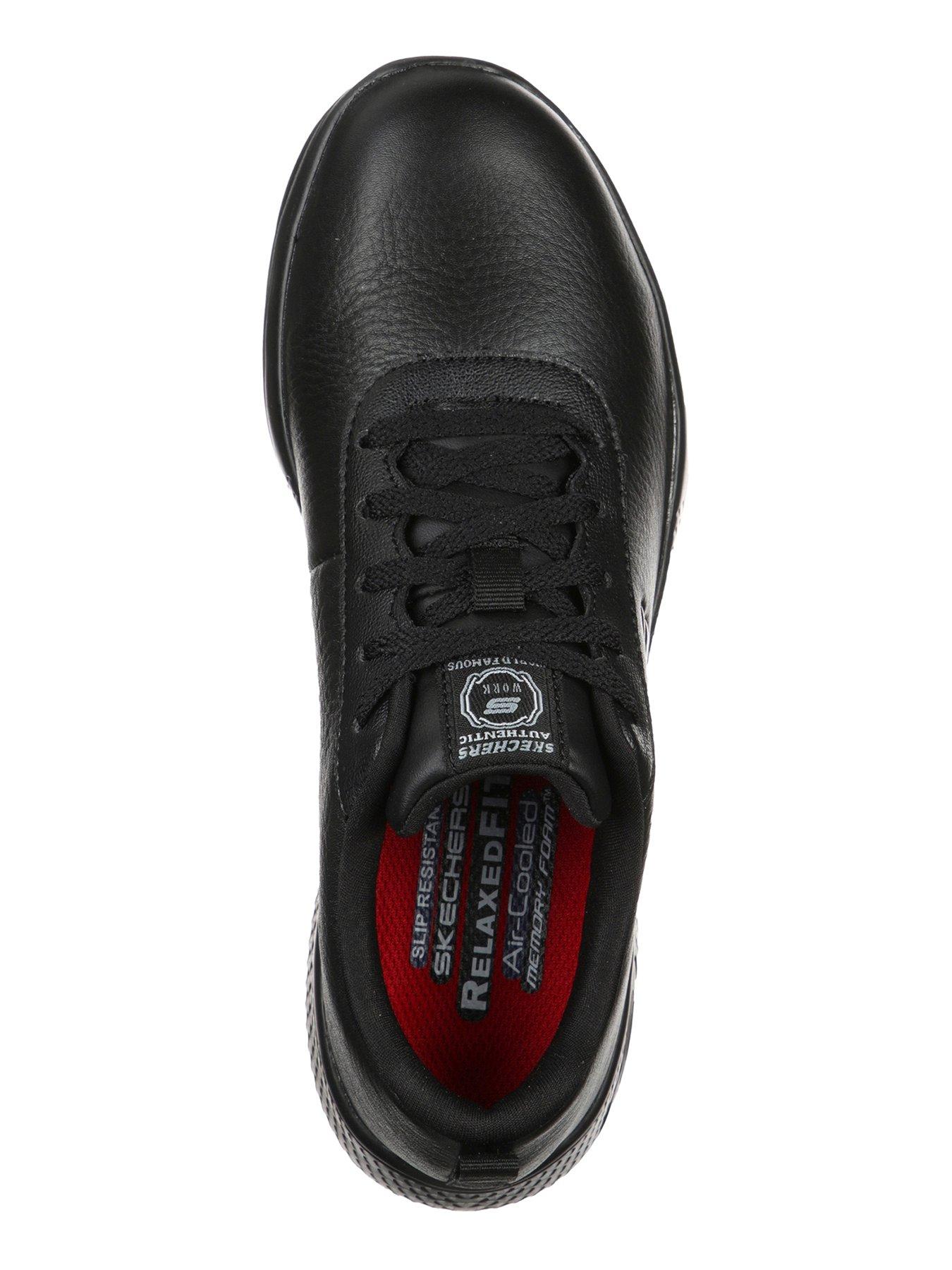  image of skechers-marsing-gmina-workwear-slip-resistant-athletic-trainer-black