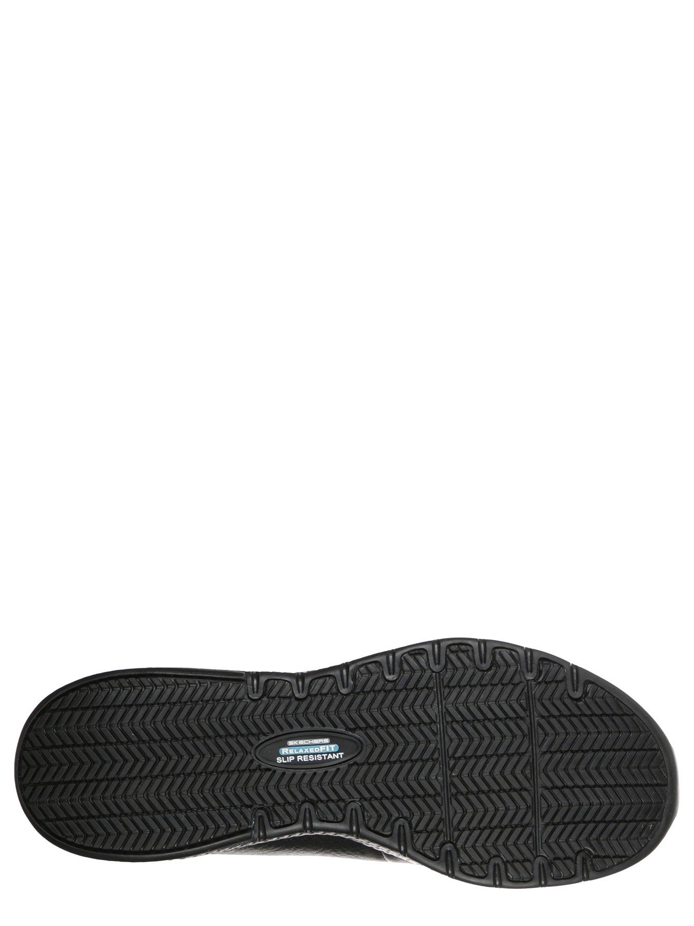  image of skechers-marsing-gmina-workwear-slip-resistant-athletic-trainer-black