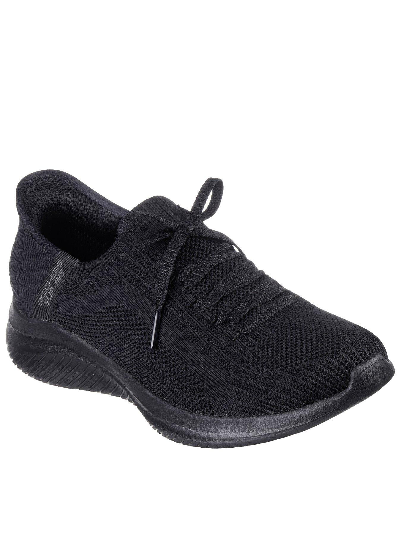 Skechers Ultra Flex 3.0 Brilliant Path Fixed Lace Slip-ins - Black