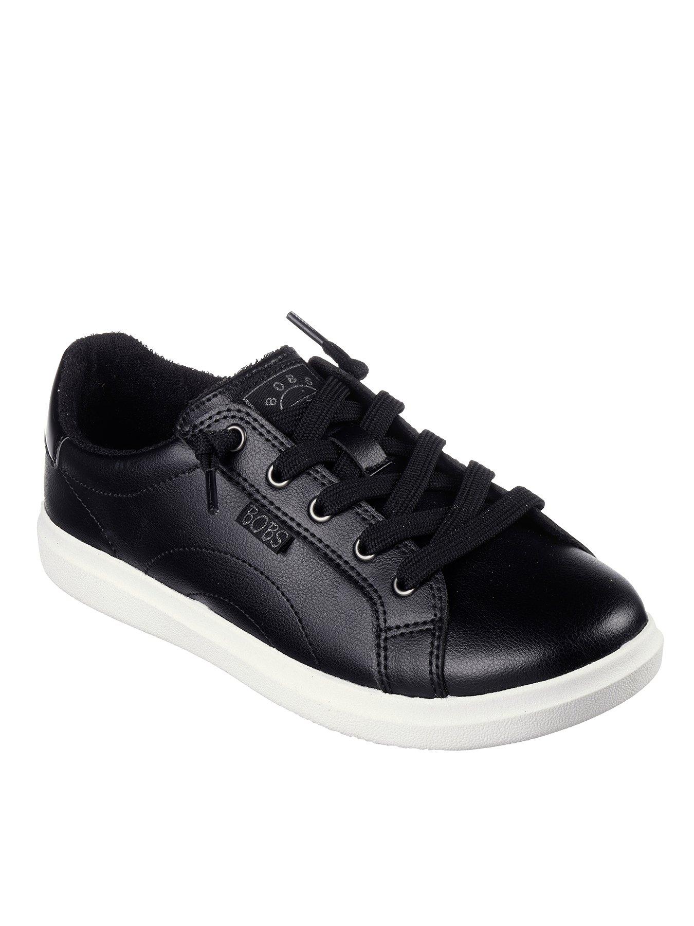 skechers-bobs-d-vine-vegan-leather-faux-lace-slip-on-sneaker-black-synthetic