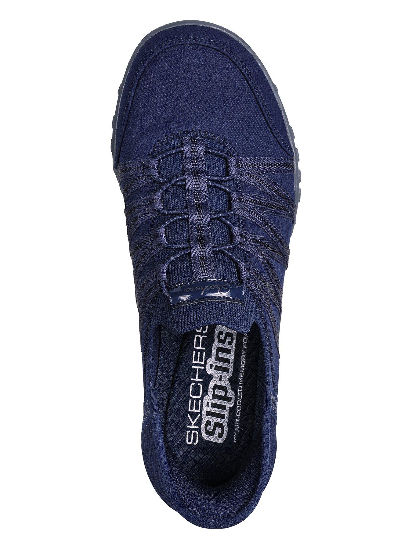 Skechers breathe easy navy online