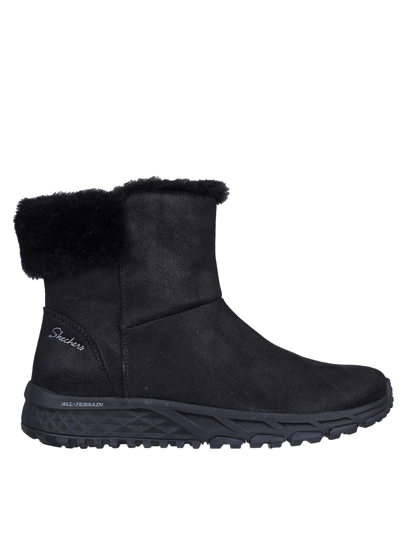 Skechers zip up boots sale