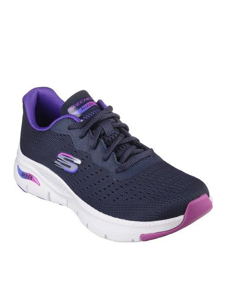 skechers-arch-fit-arch-fit-engineered-mesh-lace-up-navy-meshpurple-trim