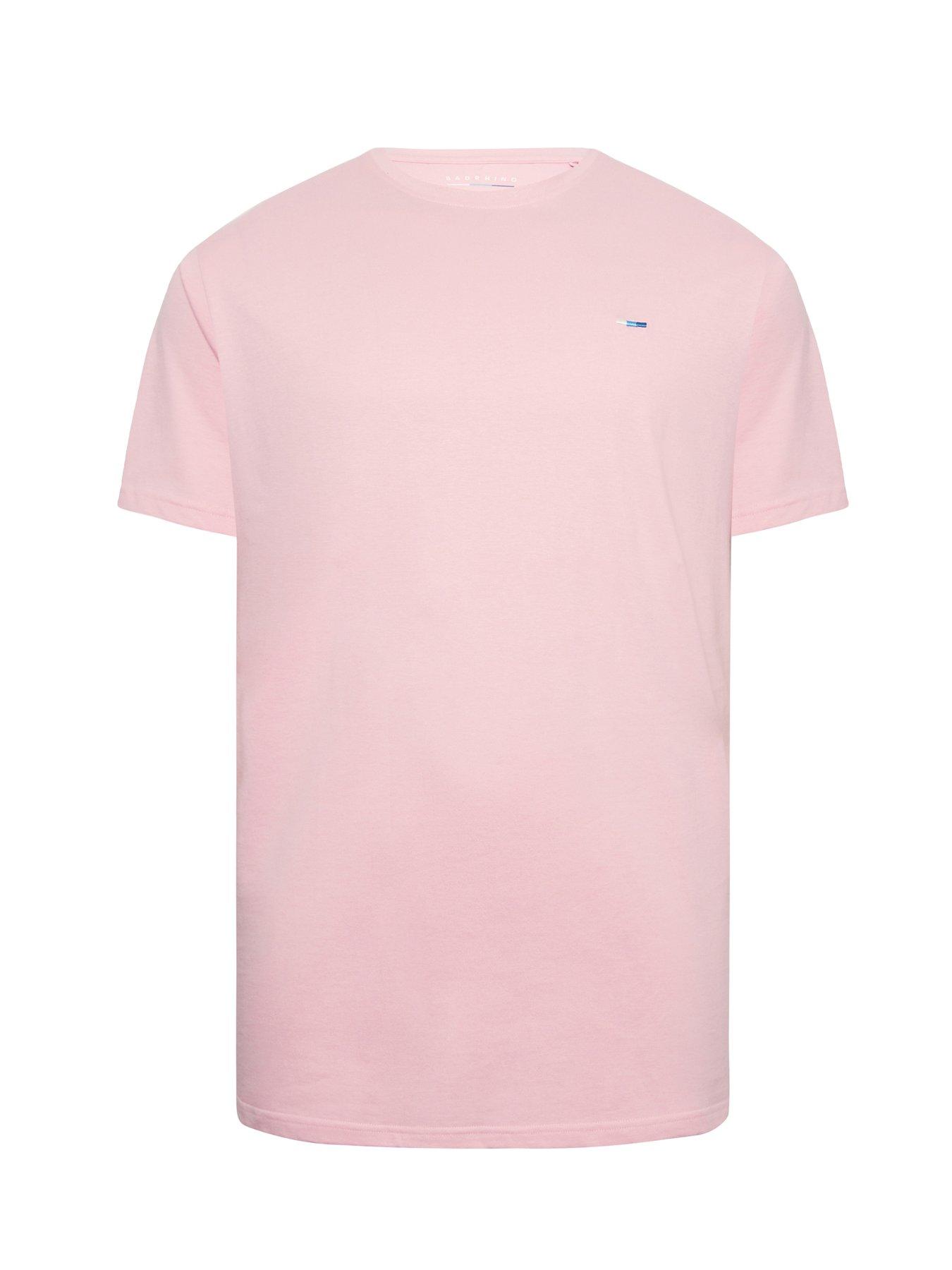  image of badrhino-plain-t-shirt-orchid-pink