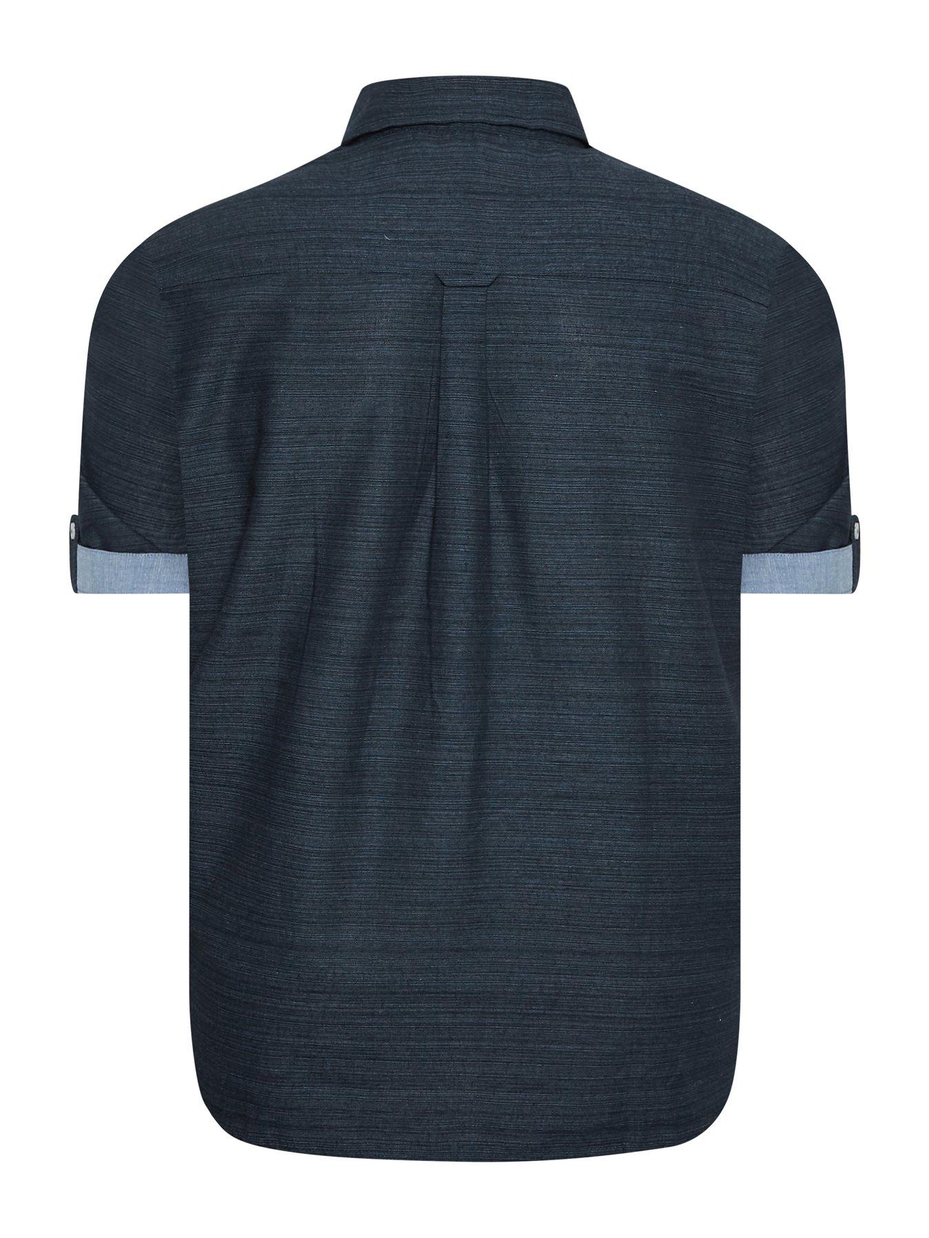  image of badrhino-slub-shirt-navy