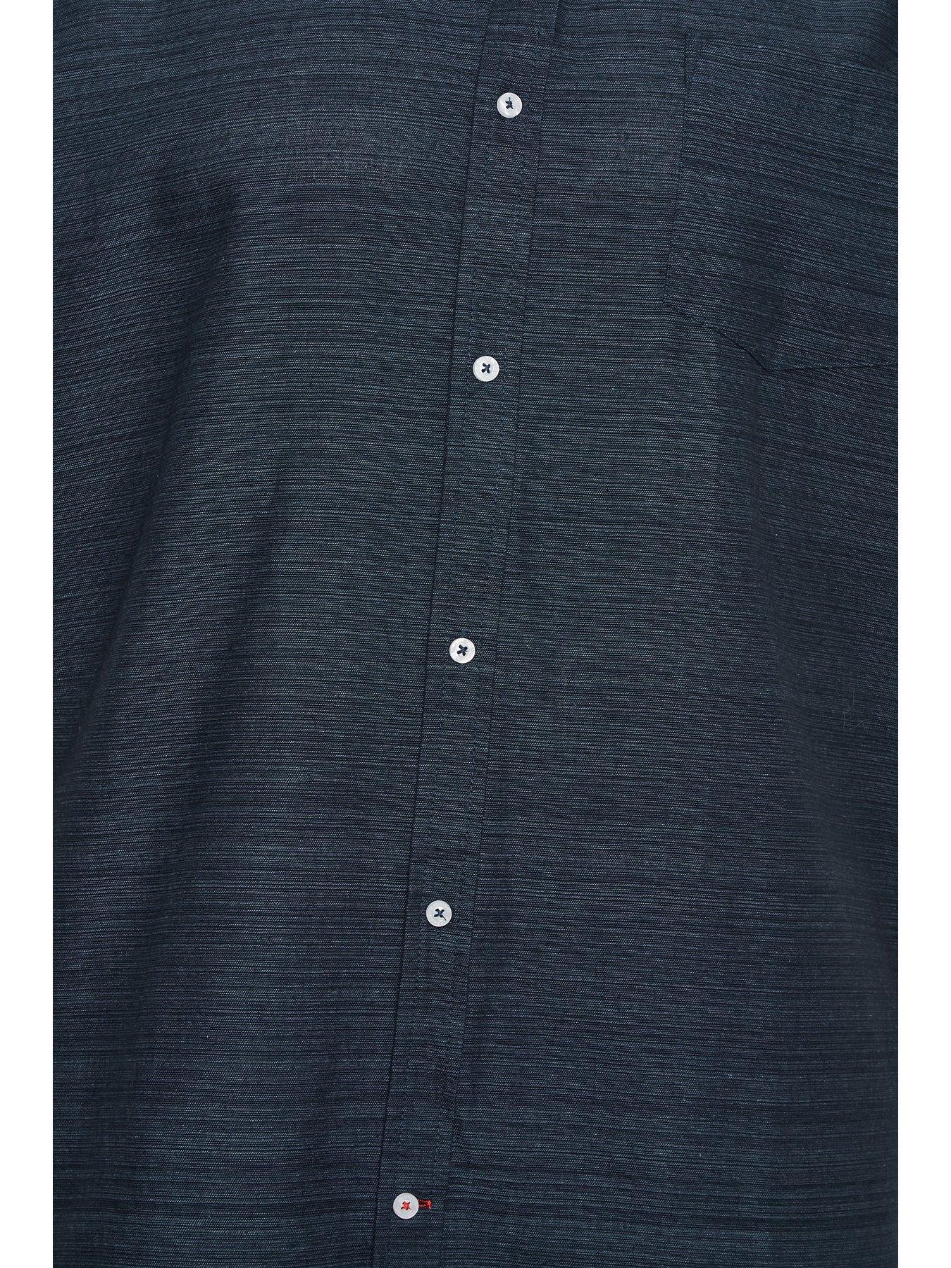  image of badrhino-slub-shirt-navy