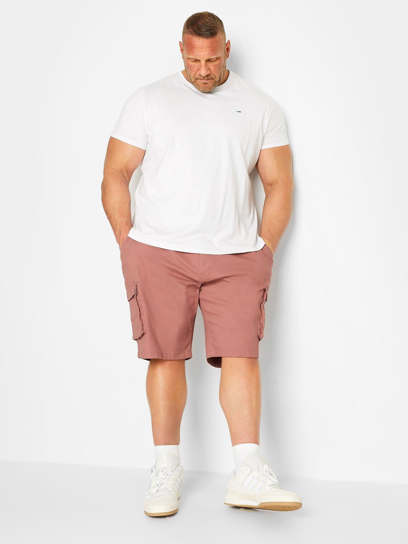  image of badrhino-cargo-shorts-red