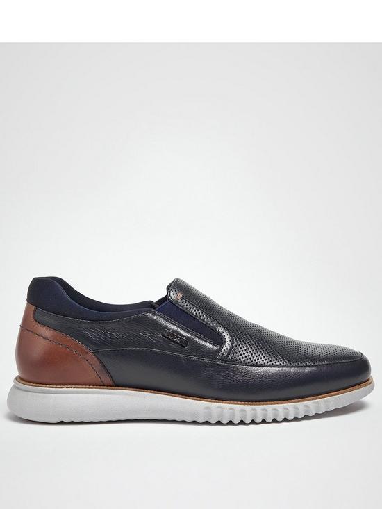 front image of pod-essentials-cooper-slip-on-shoes-navy