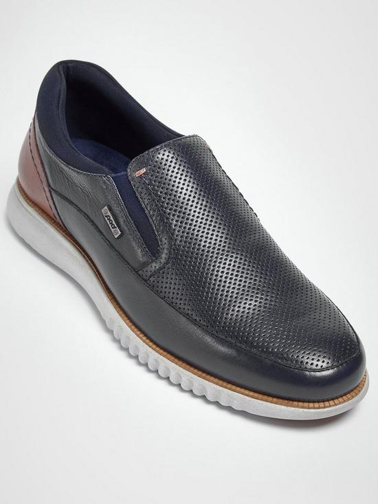stillFront image of pod-essentials-cooper-slip-on-shoes-navy