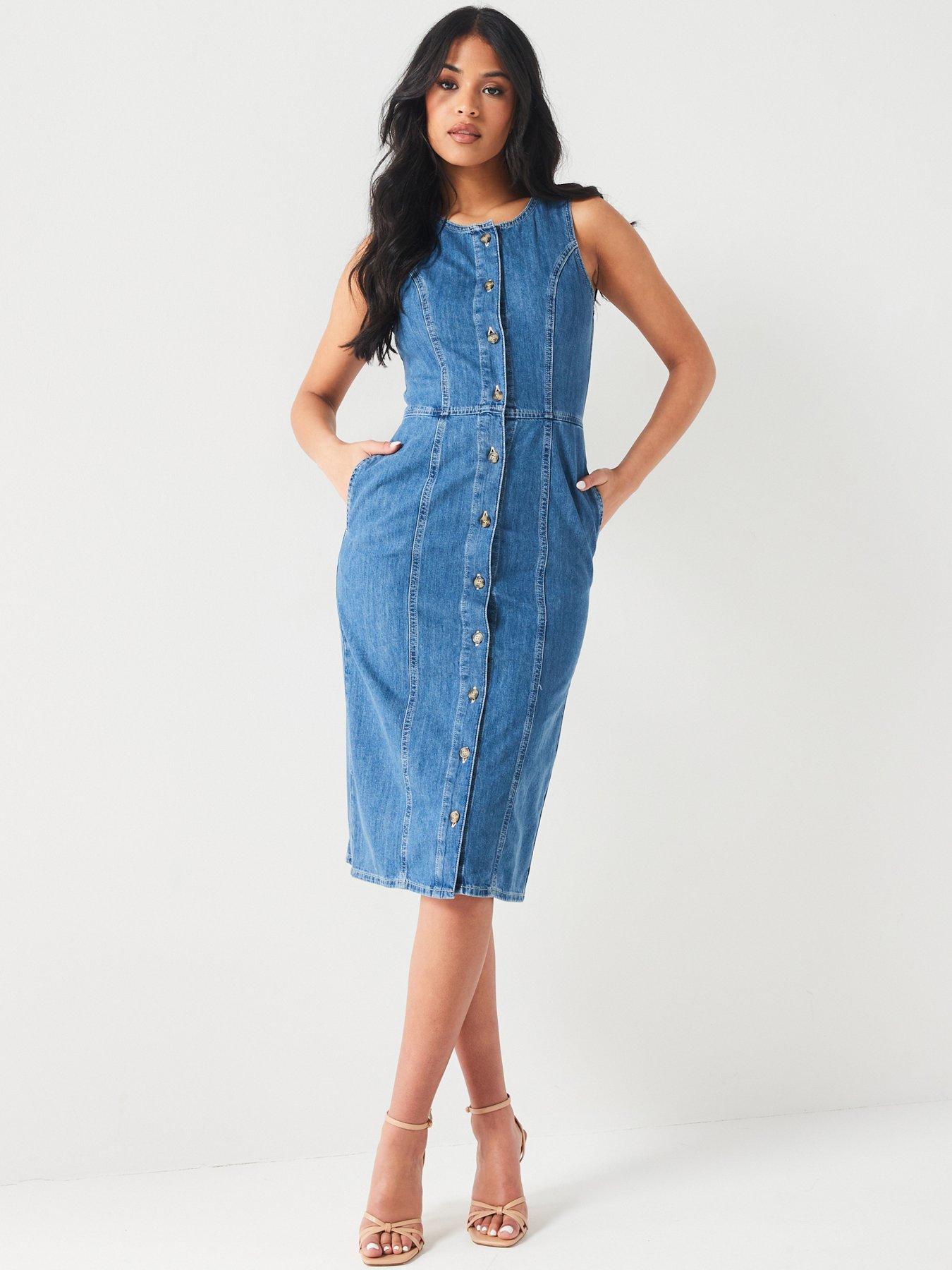 Levi's sleeveless denim on sale dress