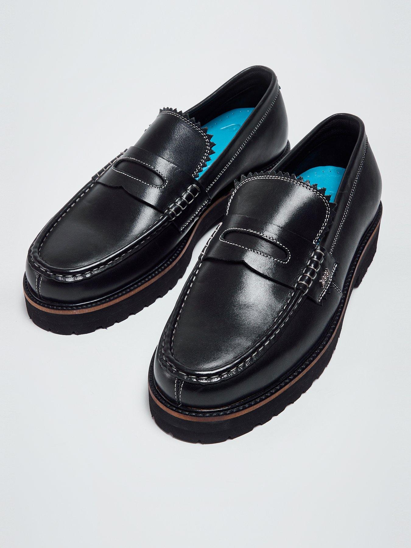  image of pod-luca-chunky-leather-loafers