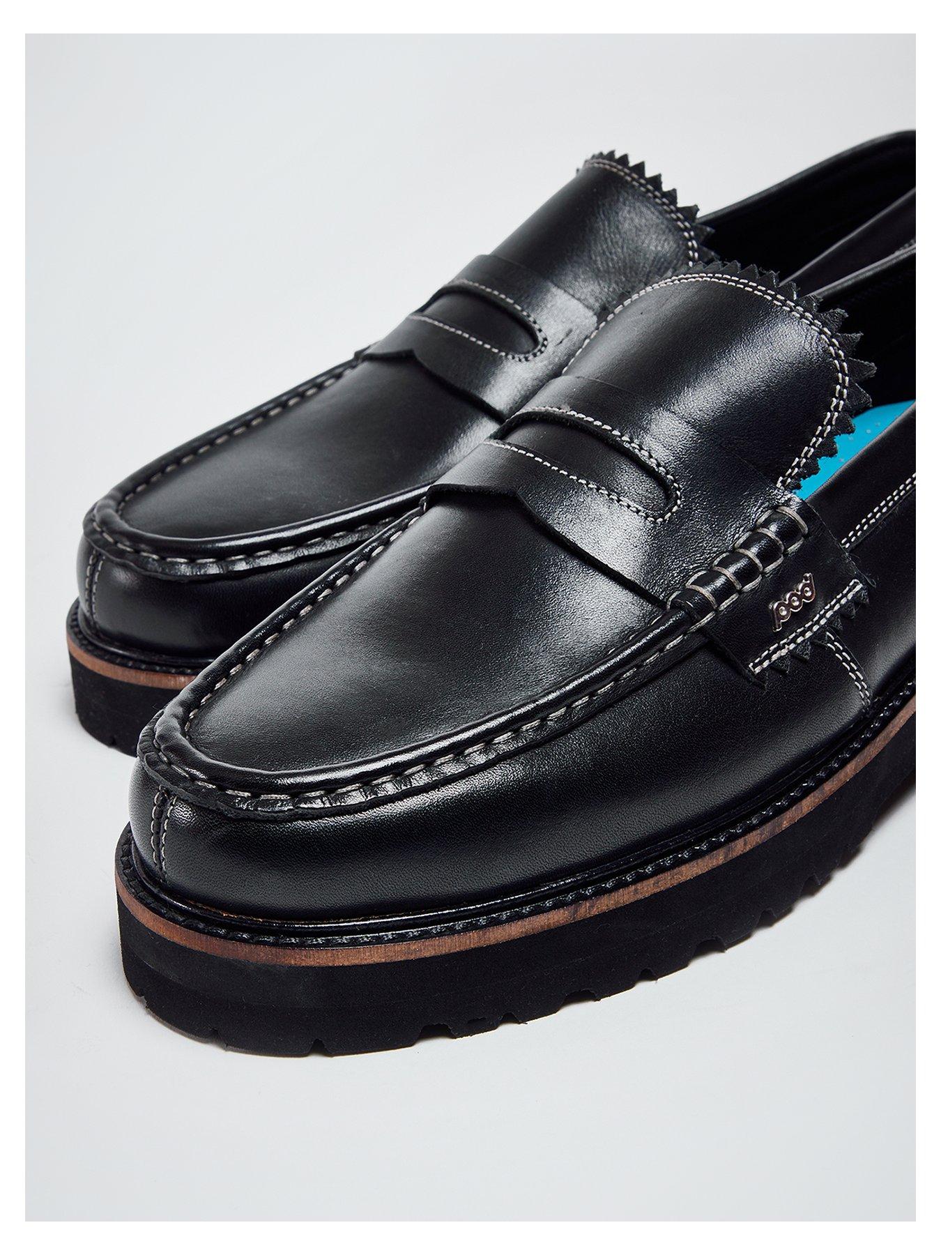  image of pod-luca-chunky-leather-loafers