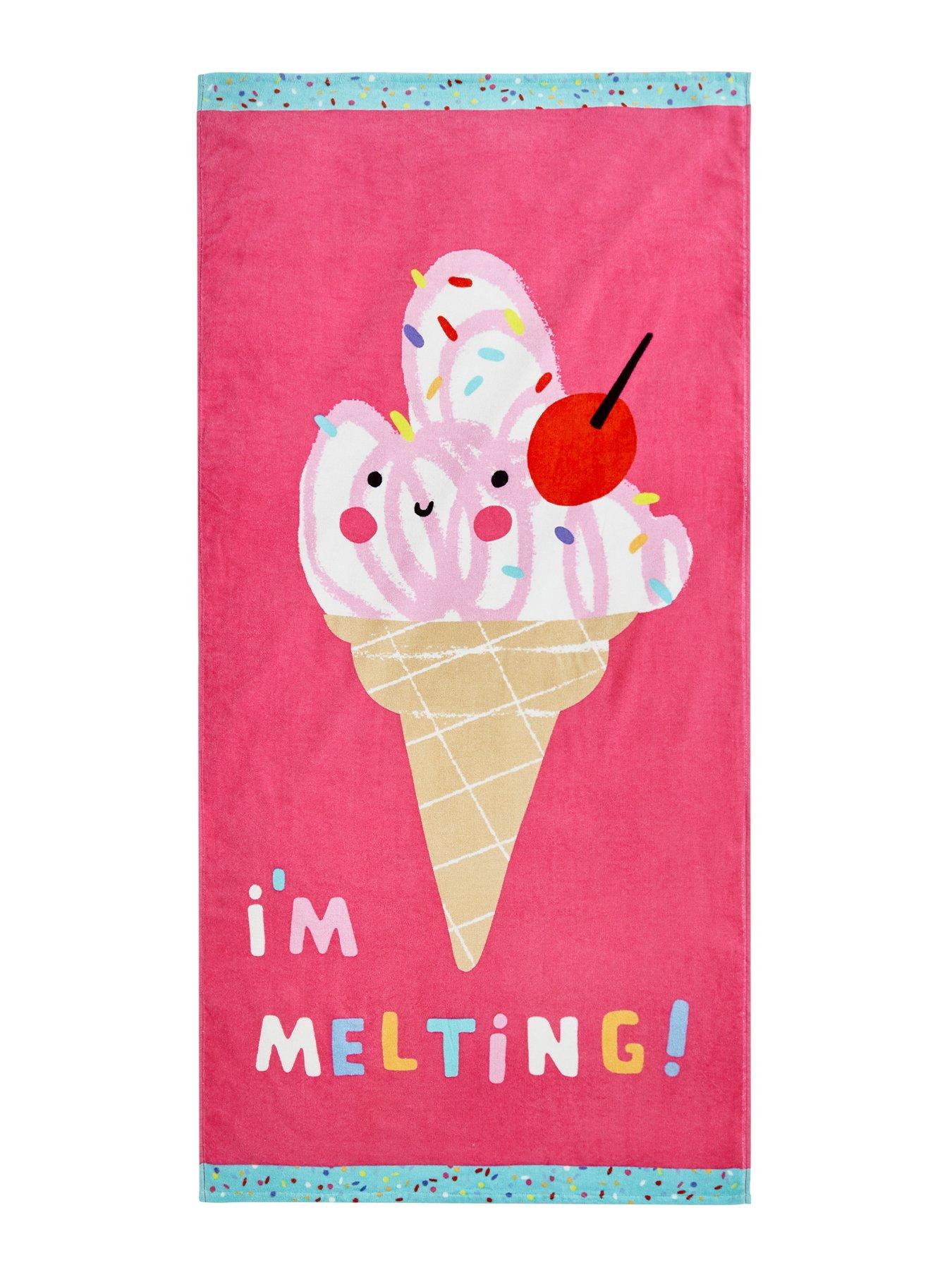 Catherine Lansfield I'm Melting Beach Towel
