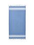  image of catherine-lansfield-hammam-beach-towel--blue
