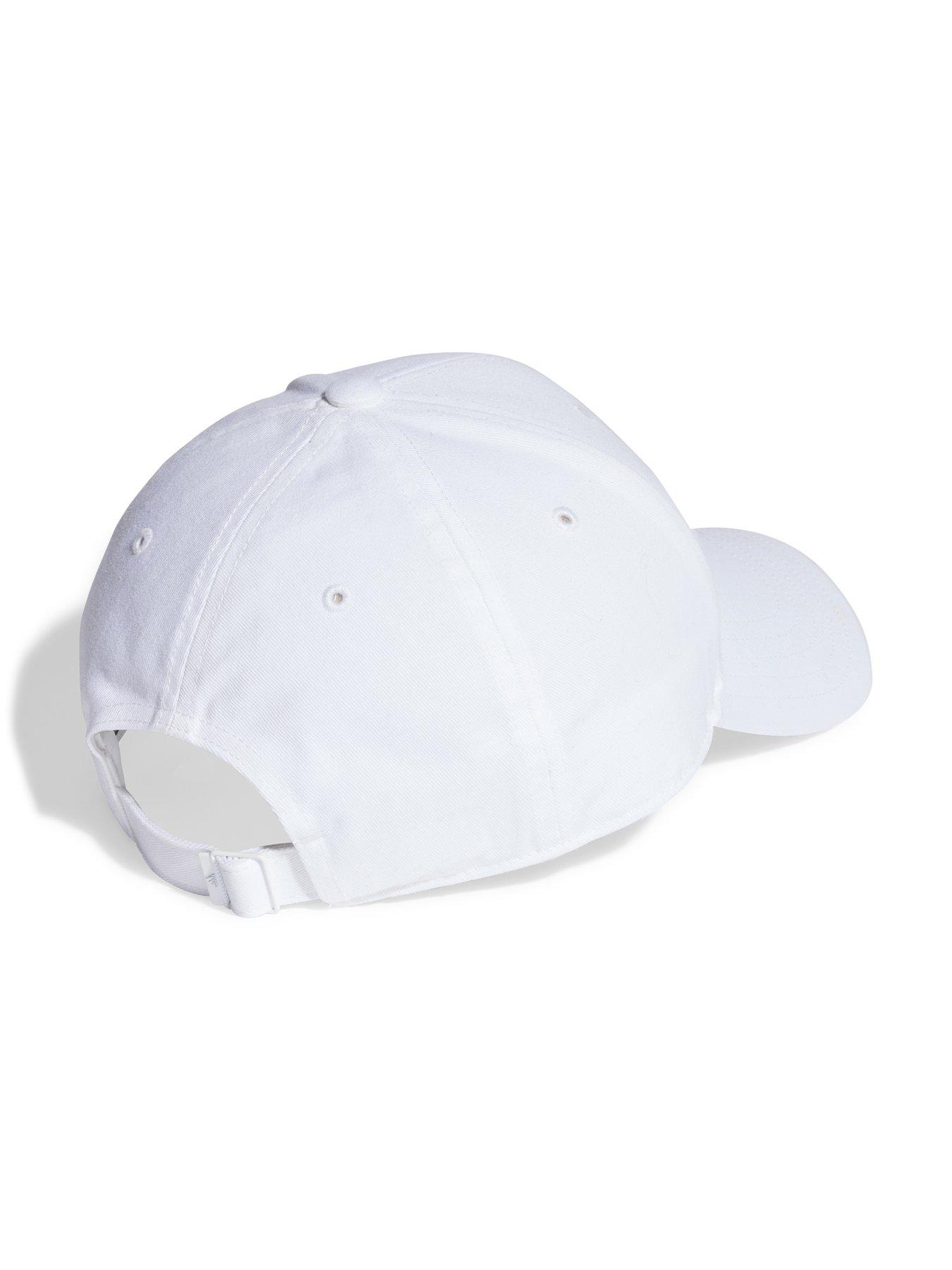 Adidas White Cotton Baseball Cap