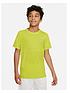  image of nike-older-boys-dri-fit-miler-running-t-shirt-green