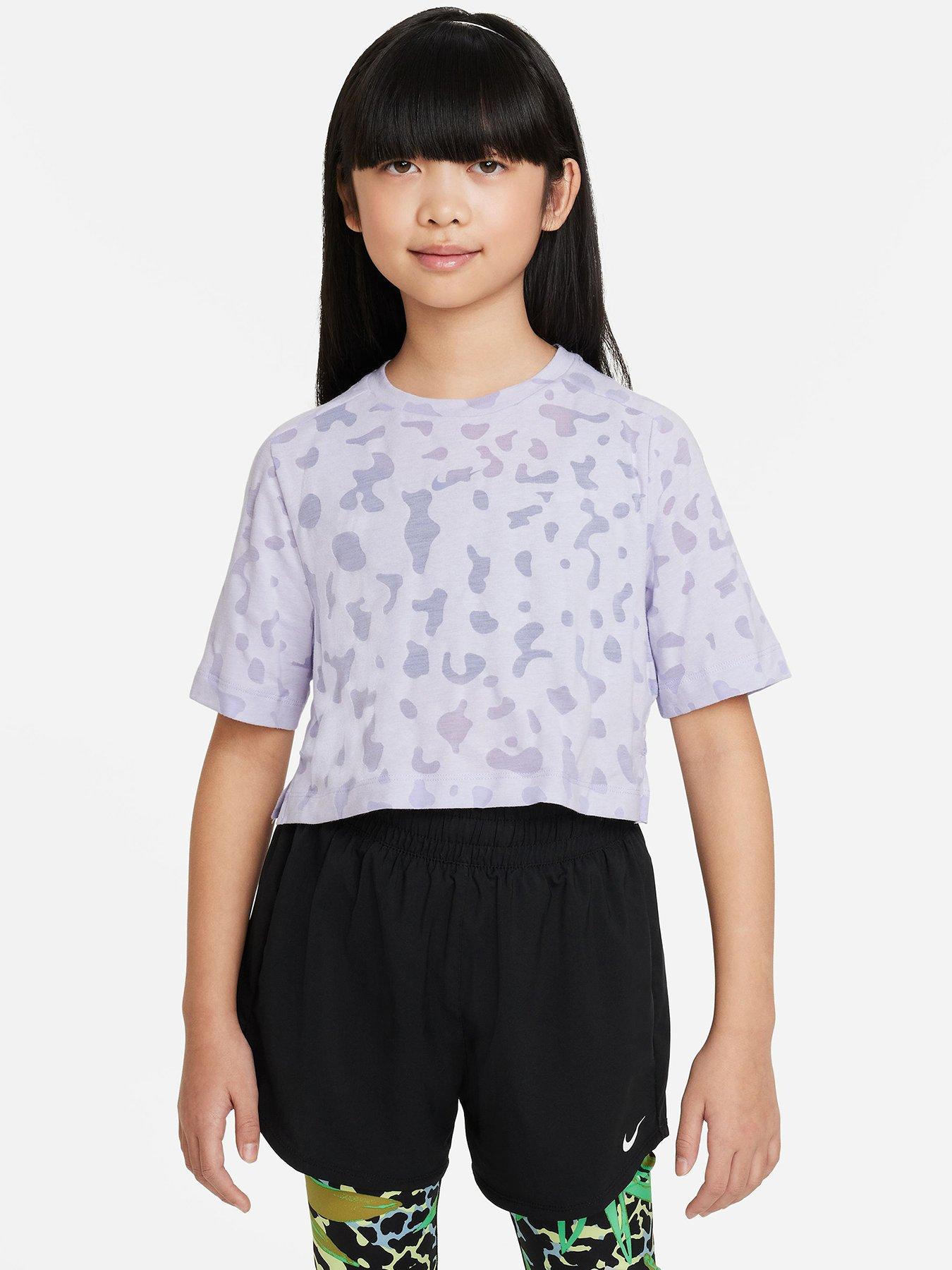 Girls purple shop nike shirt