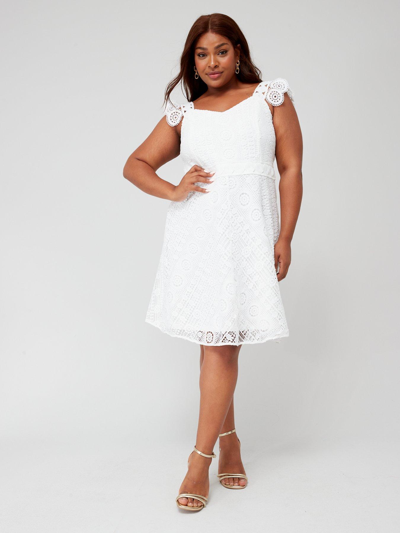 City chic discount white lace dress