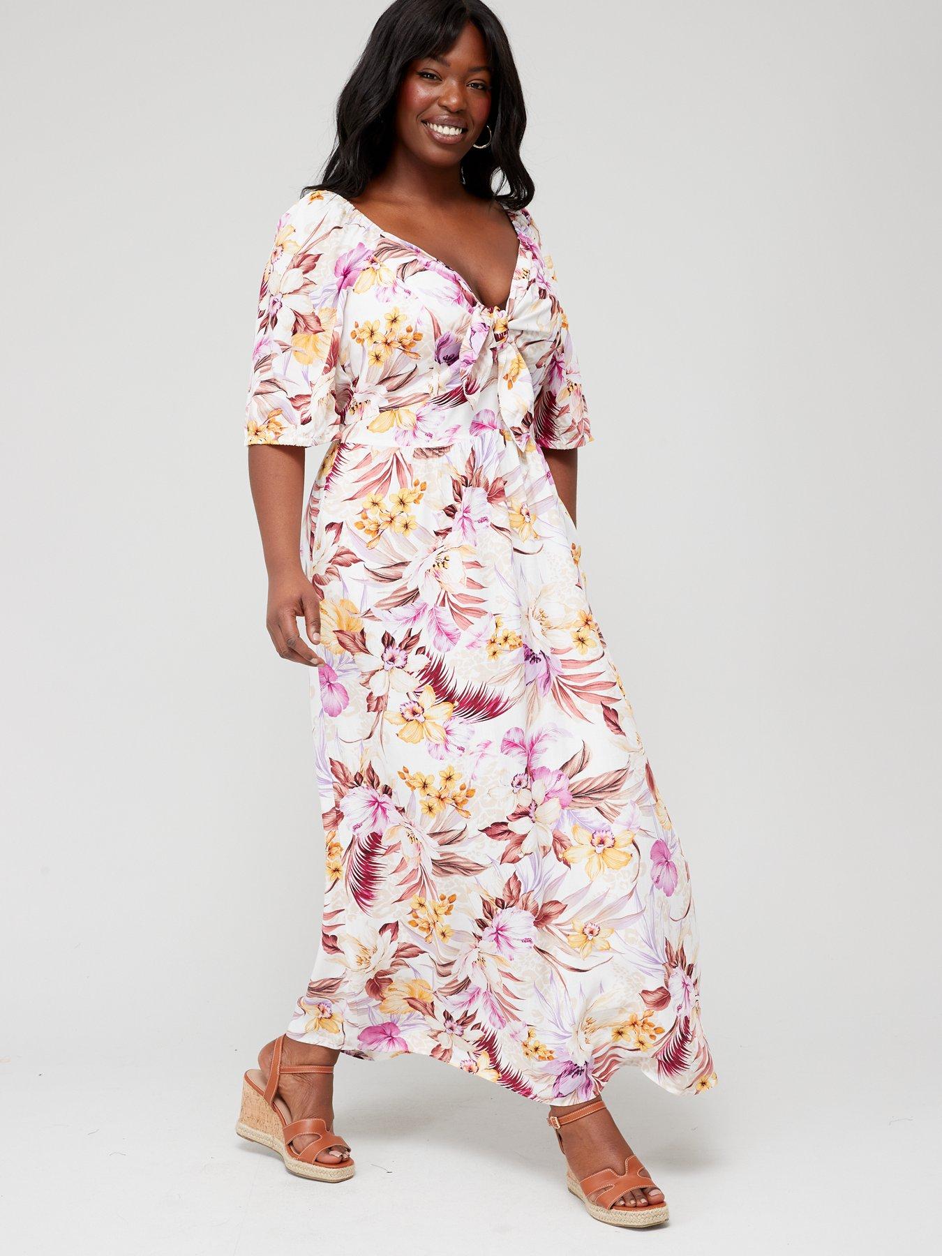 image of city-chic-mahe-maxi-dress-white