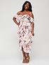  image of city-chic-floral-affair-dress-multi