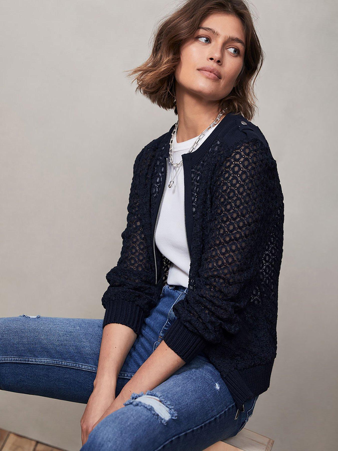 Mint velvet hot sale navy jacket