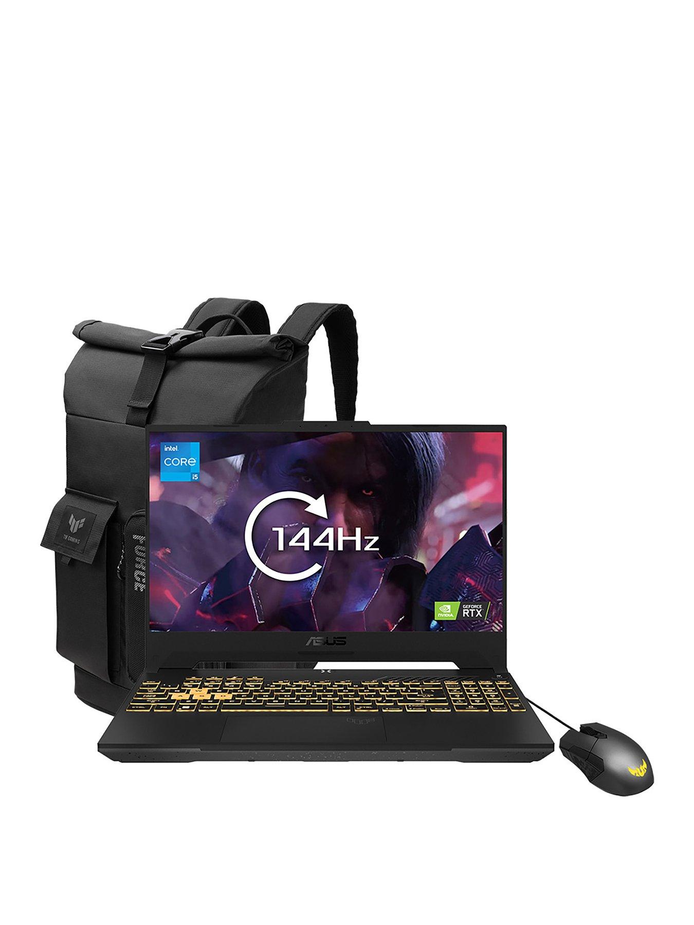 front image of asus-tuf-rtx-3050ti-intel-core-i5-16gb-ram-512gb-ssd-15in-full-hd-gaming-laptop