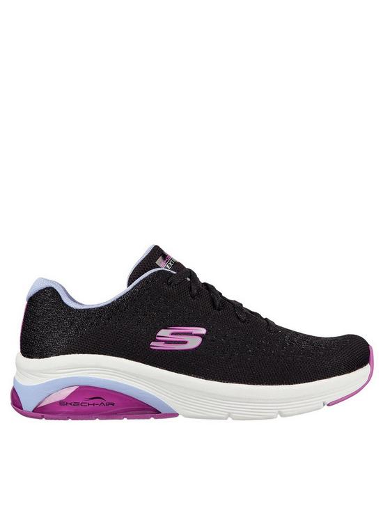front image of skechers-skech-air-extreme-20-classic-vibe-trainer-black