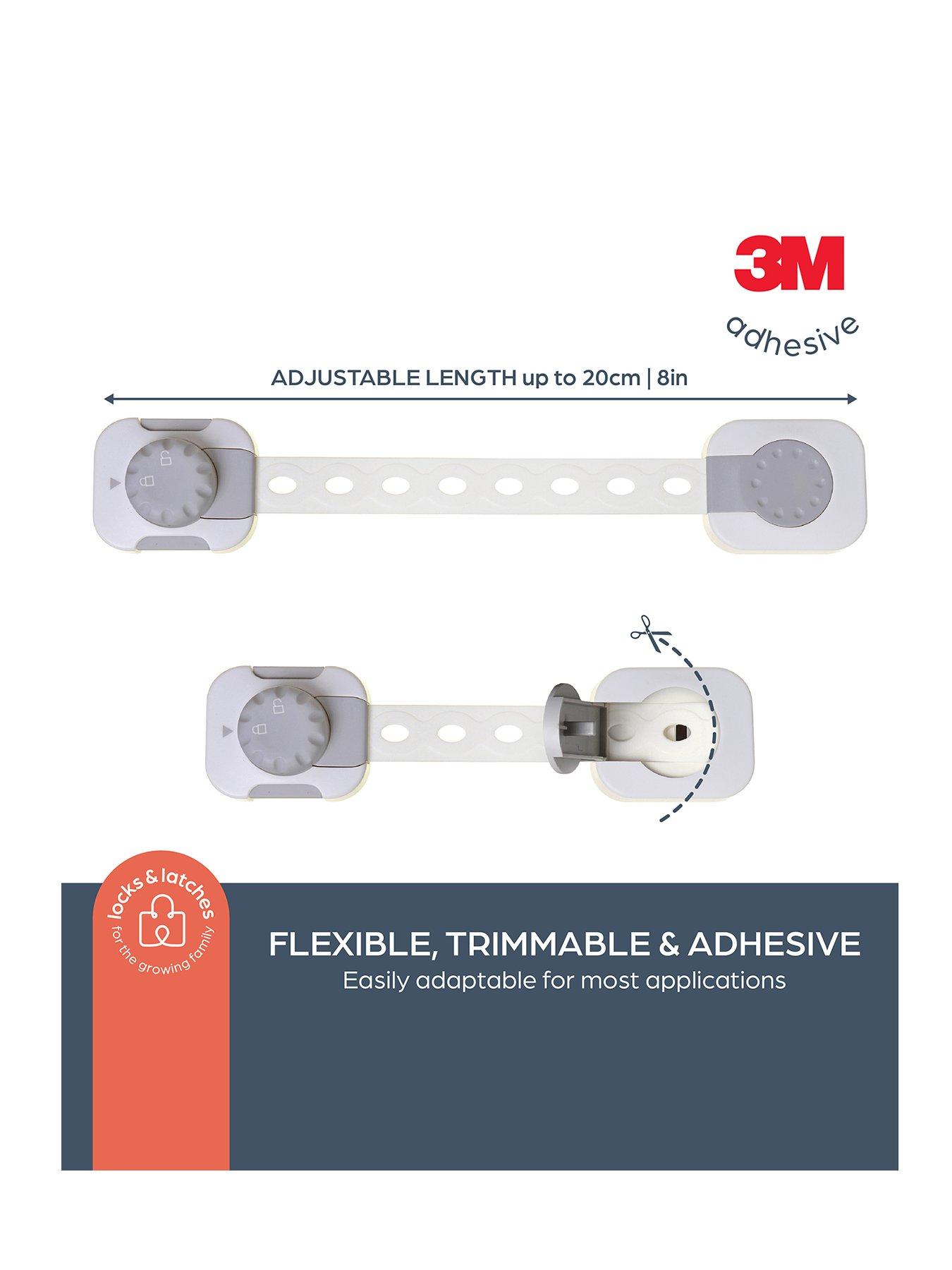 Image 2 of 7 of Dreambaby Twist N Lock Multi-Purpose Latches 6 pack - Grey/White