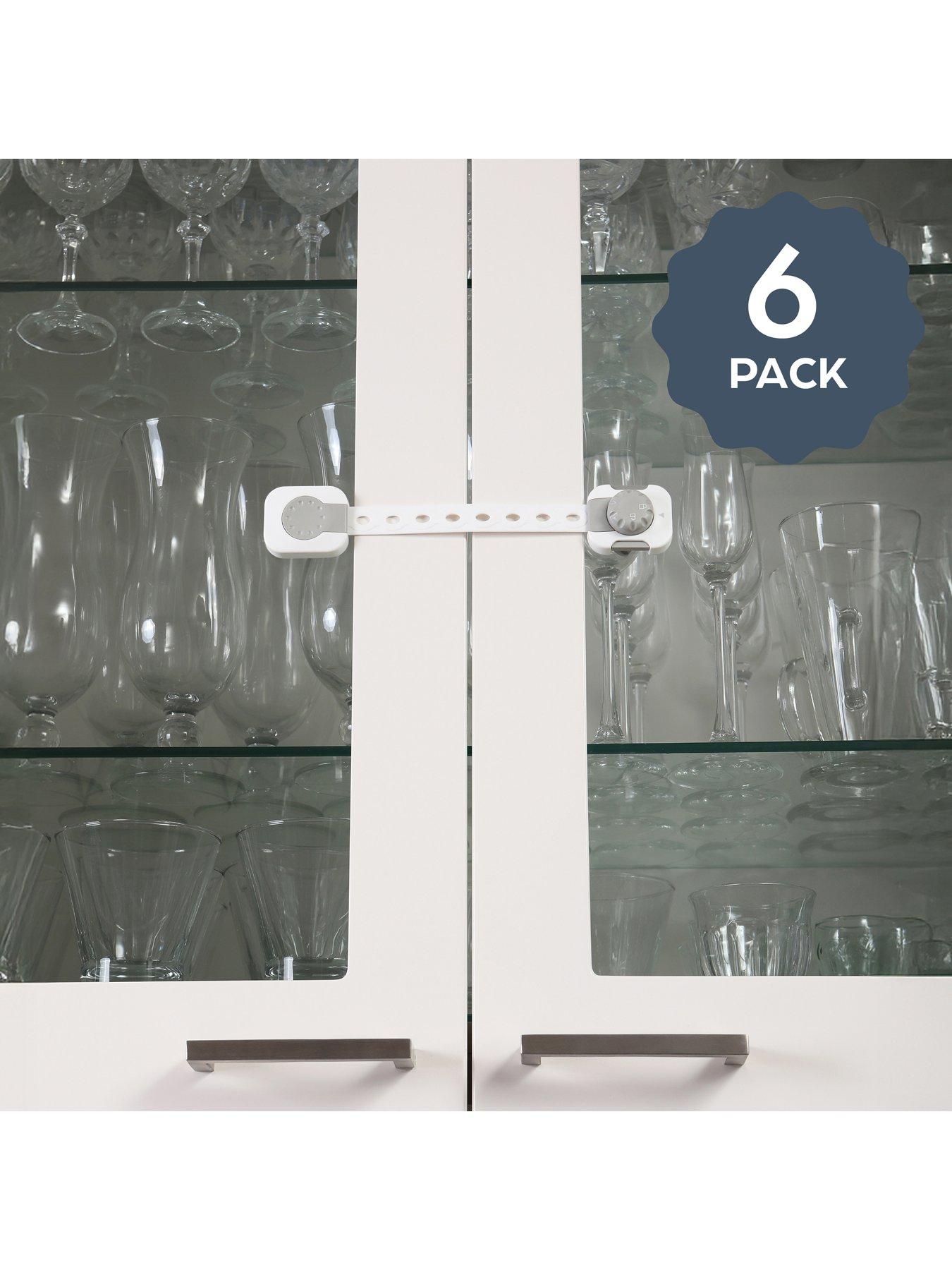 Image 6 of 7 of Dreambaby Twist N Lock Multi-Purpose Latches 6 pack - Grey/White