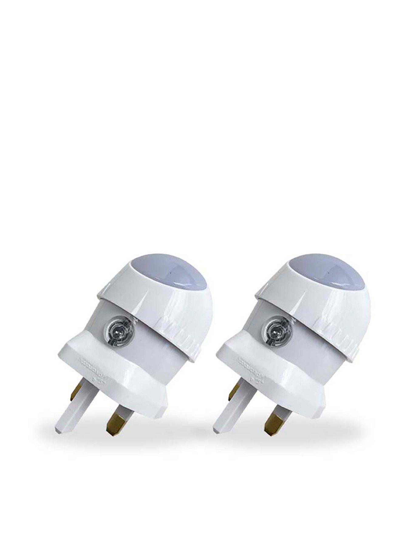 Dreambaby Auto-Sensor LED Swivel Night Lights - 2 Pack