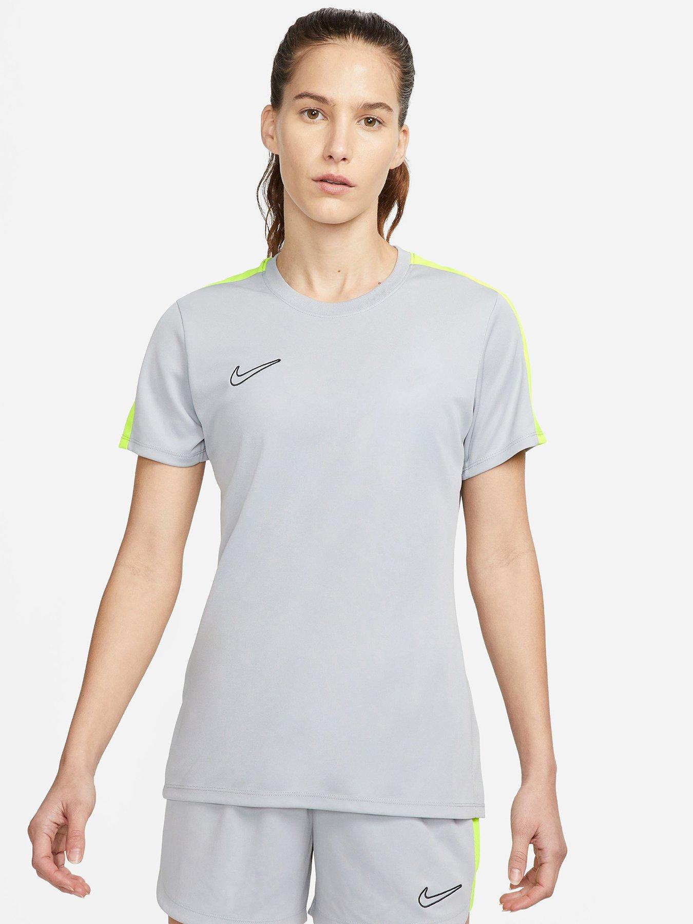 Nike Academy 23 Dri FIT Tee Silver littlewoods