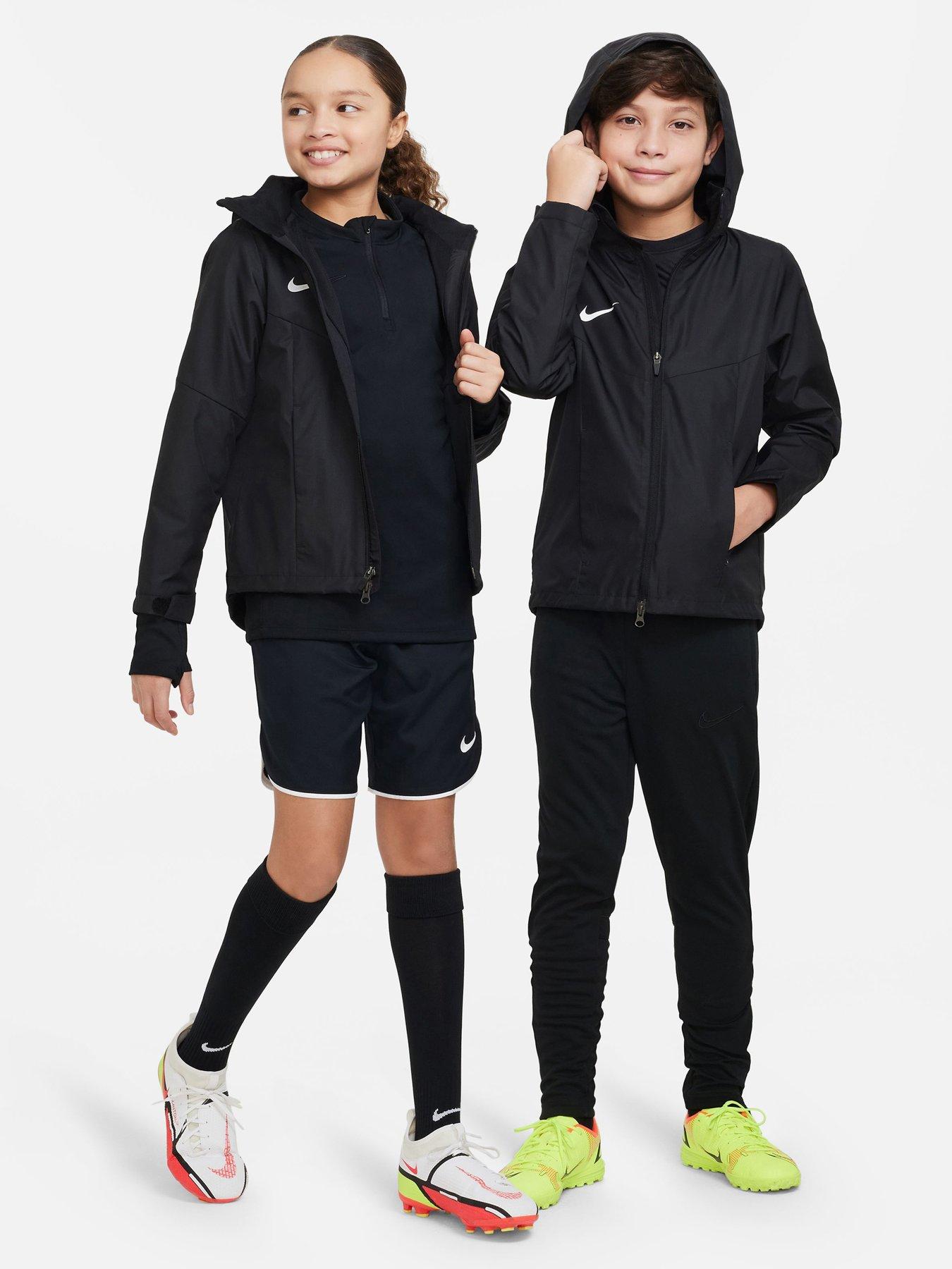 White and black hot sale nike rain jacket