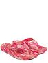  image of totes-ladies-solbounce-toe-post-sandal-pink
