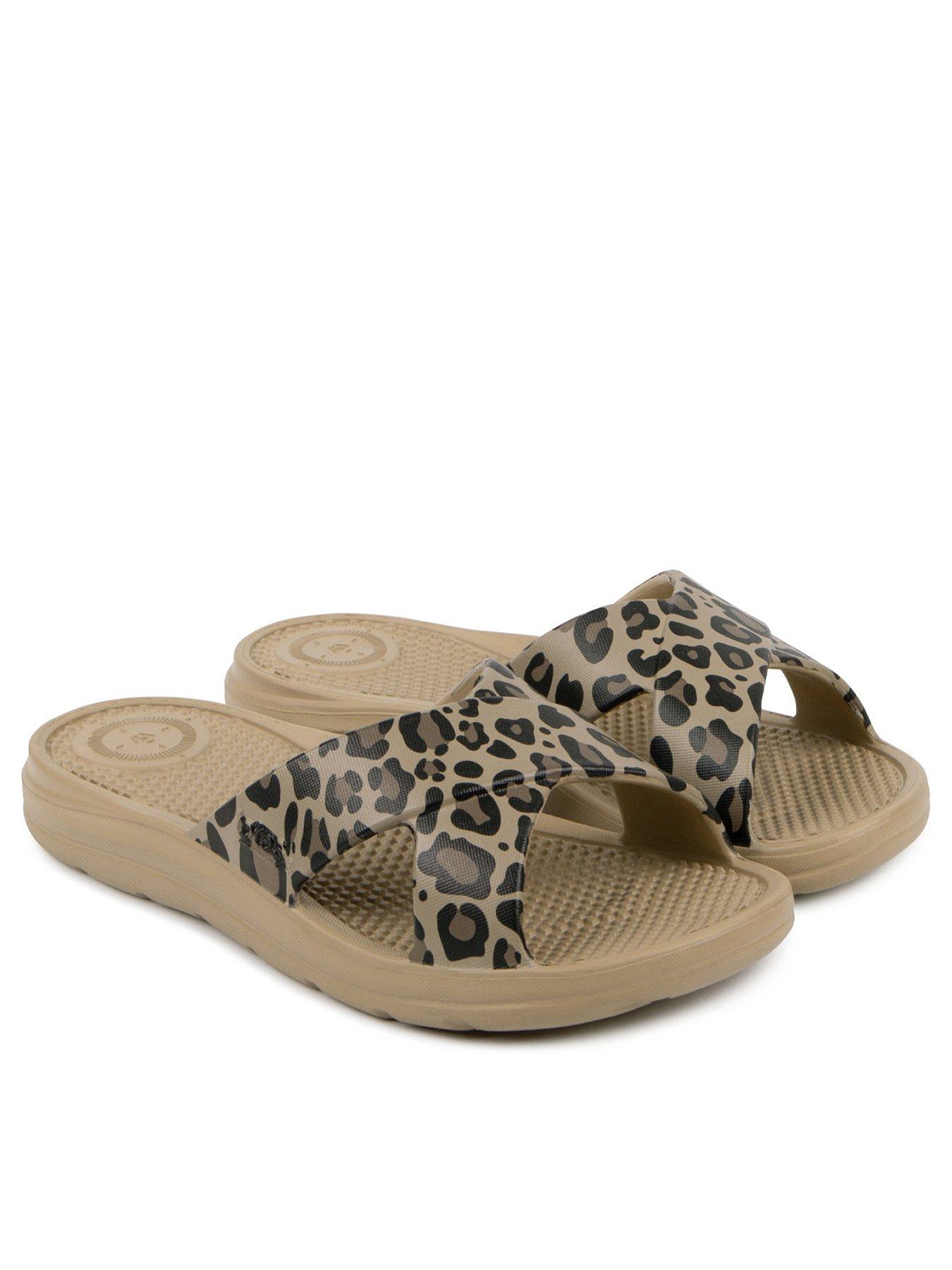 undefined Ladies Solbounce Cross Strap Slide Print