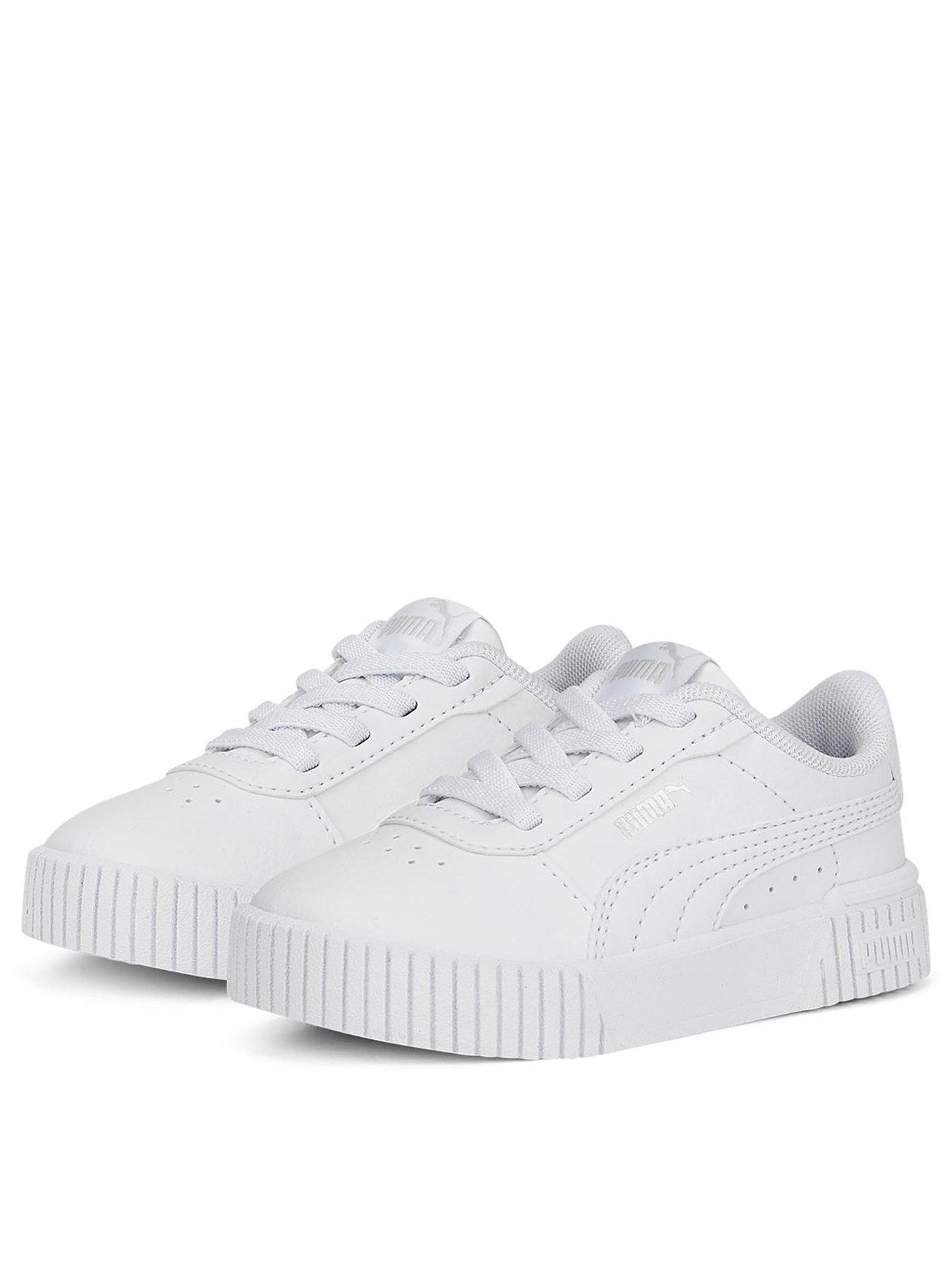 Puma carina leather hot sale trainers ladies