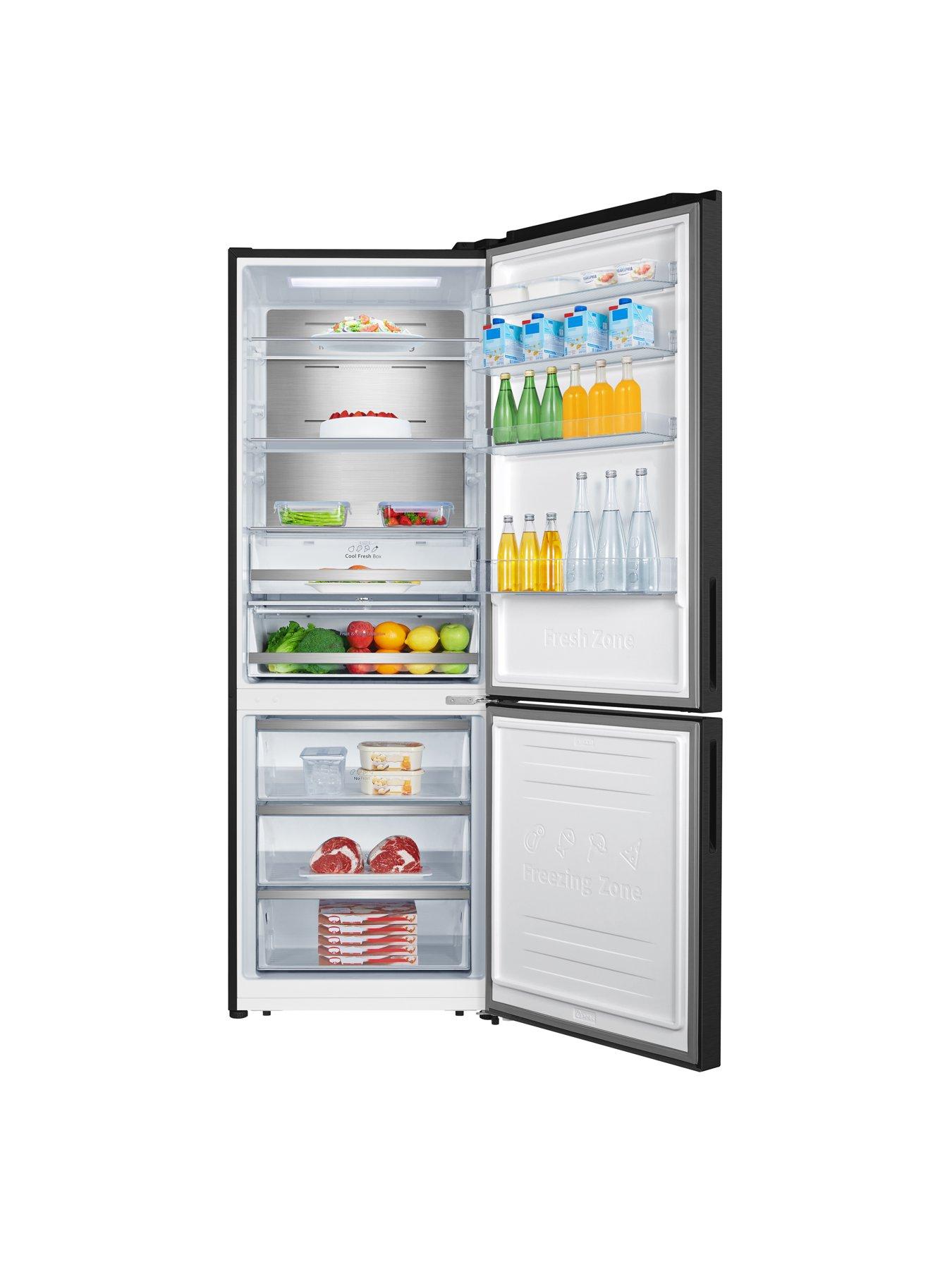  image of hisense-rb645n4bfe-6040nbsp704cm-frost-freenbspwidenbspfridge-freezer-black-stainless-steel
