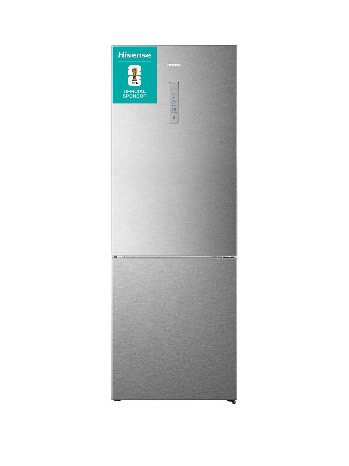 front image of hisense-rb645n4bie-6040-704cm-widenbspfrost-free-fridge-freezer-stainless-steel