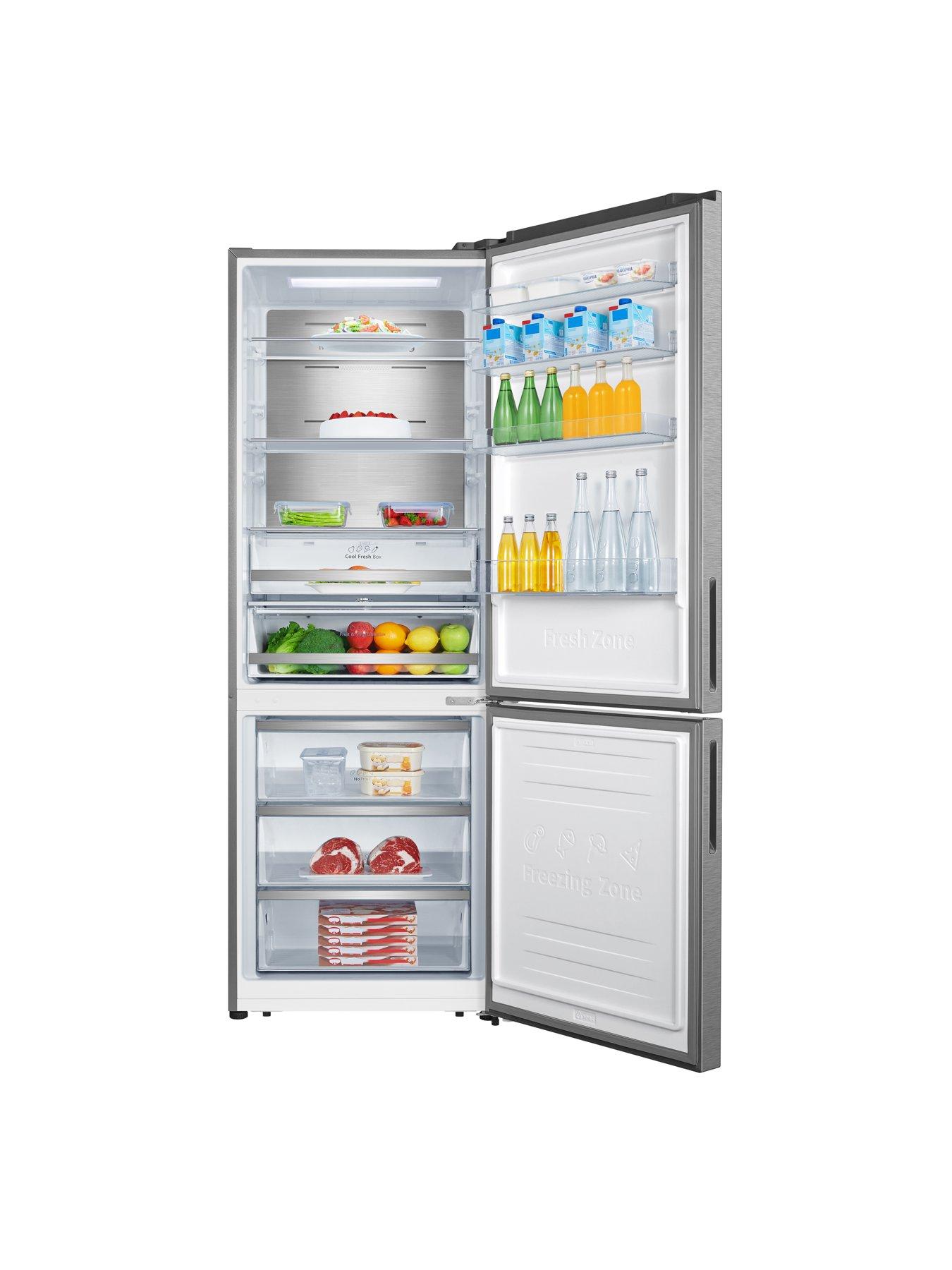  image of hisense-rb645n4bie-6040-704cm-widenbspfrost-free-fridge-freezer-stainless-steel
