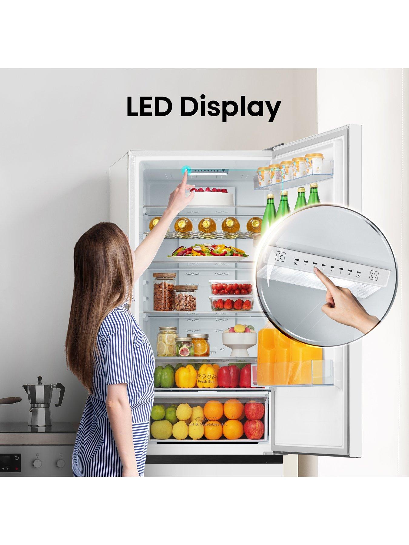  image of hisense-rb435n4bwe-60cm-widenbsp7030-frost-free-fridge-freezer-white