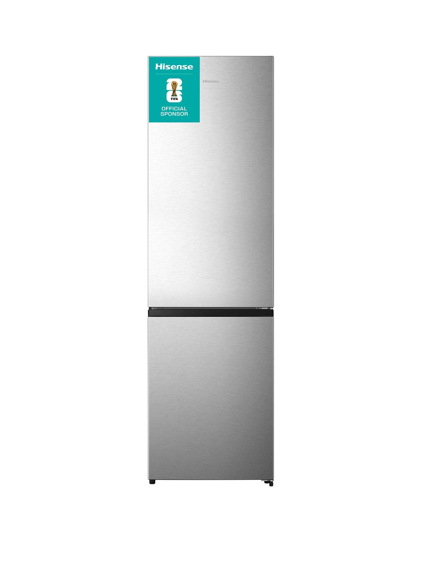 front image of hisense-rb435n4bce-60cm-widenbsp7030-frost-free-fridge-freezer-stainless-steel