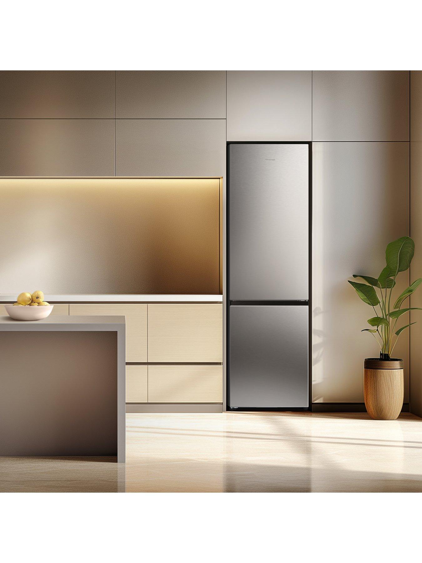 Image 3 of 7 of Hisense RB435N4BCE 60cm Wide&nbsp;70/30 Frost-Free Fridge Freezer - Stainless Steel