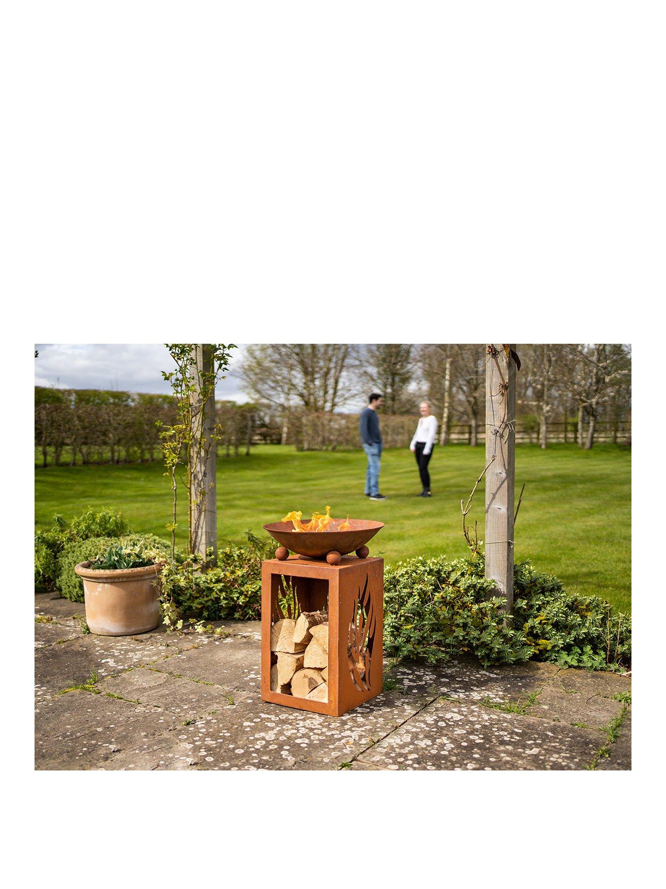 HAVANNA Fuego Firepit & Log Store