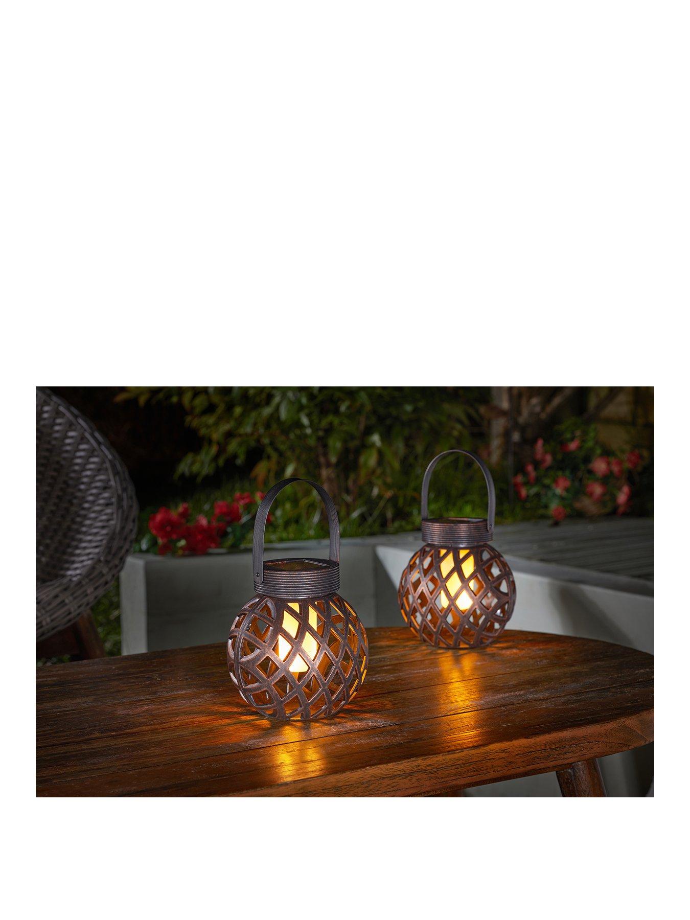 undefined Cool Flame Solar Festival Lantern, Pack of 2
