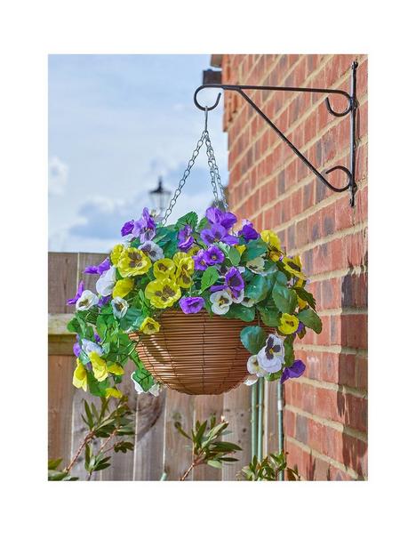 smart-garden-faux-pansy-hanging-basket